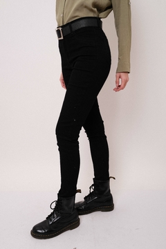 Jean negro, elastizado, chupin . - comprar online