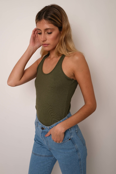 Musculosa deportiva , morley de algodón . - tienda online