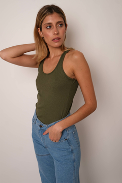 Imagen de Musculosa deportiva , morley de algodón .