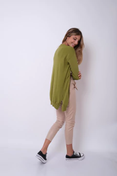 Saco de bremer, con bolsillos y tajitos laterales. - comprar online