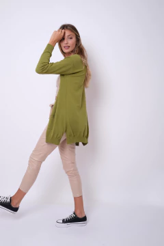 Saco de bremer, con bolsillos y tajitos laterales. - tienda online