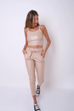 Pantalon engomado , con lazo en internet