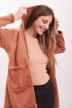 Tapado de algodón , con corderito. en internet