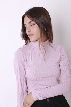 Media polera de morley elastizado, manga larga. - Proverbio