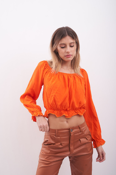 Paisanita de fibrana corta. Opción lisa y estampada. - comprar online