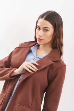 Saco de paño, sin botones. en internet