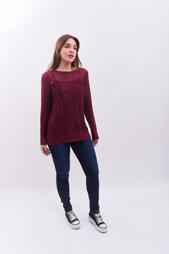 Sweater de hilo lurex
