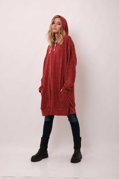 Maxi buzo de lanilla, oversize.