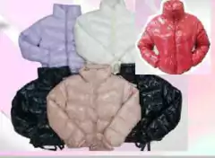 Campera puffer metalizada. - tienda online