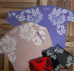 Sweater de bremer , estampa de flores. - Proverbio