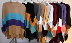 Sweater con guardas 