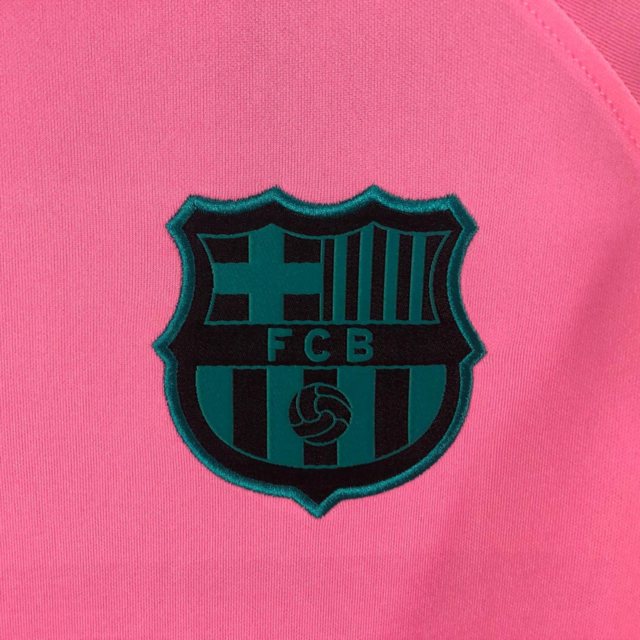 camisa barcelona azul e rosa