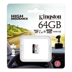 MICROSD 64GB KINGSTON HIGH ENDURANCE CLASE 10