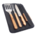 Set de asado para parrilla Juego asador premiun parrillero x4 con estuche Kaczur