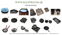 Cacerola de fundición de hierro olla base lisa con tapa Nro. 5 KACZUR en internet