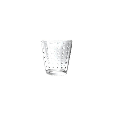 Vaso de Vidrio Trago Corto NOA CUADROS - Ref : A1290280