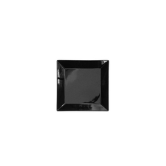Plato de Loza Cuadrado Negro OXFORD Postre - Ref : A3435100