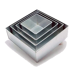 Molde para Tortas de Hojalata Cuadrado N° 1 - Ref : A4471010