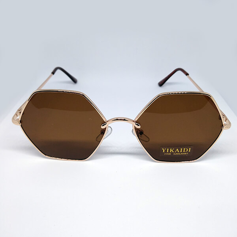 Óculos de Sol Feminino Quadrado Preto | Ótica Citrine