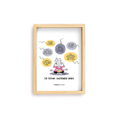 Lámina "Lo estás haciendo bien" - comprar online
