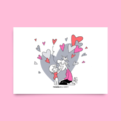 Lámina "Mirada corazón" en internet