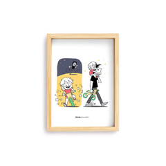 Lámina "Bici papá" - comprar online