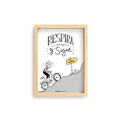 Lámina "Respira y Sigue" - comprar online