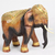 Escultura Decorativa Artesanal de Madeira com Pedrarias Elefante 20cm na internet
