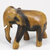 Escultura Decorativa Artesanal de Madeira Elefante - loja online