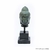 Adorno Decorativo Artesanal de Bronze Pedestal Cabeça Buda