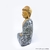 Escultura Decorativa Artesanal de Madeira Buda Meditação 30cm na internet