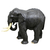 Escultura Decorativa Artesanal de Madeira Elefante Negro 57cm - comprar online