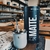 Matte Gris 100% Acero Inoxidable + Bombilla + Creative Pakc