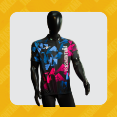 Remera Jersey Ciclista Negra 2021
