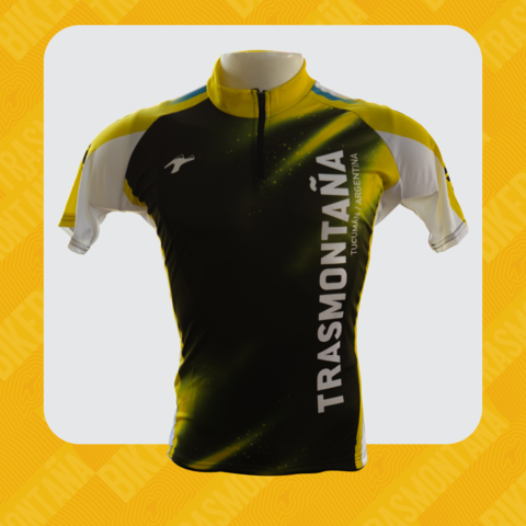 Remera Jersey Ciclista Amarilla