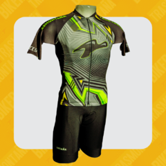 Conjunto Jersey Remera Ciclista y Calza Hombre