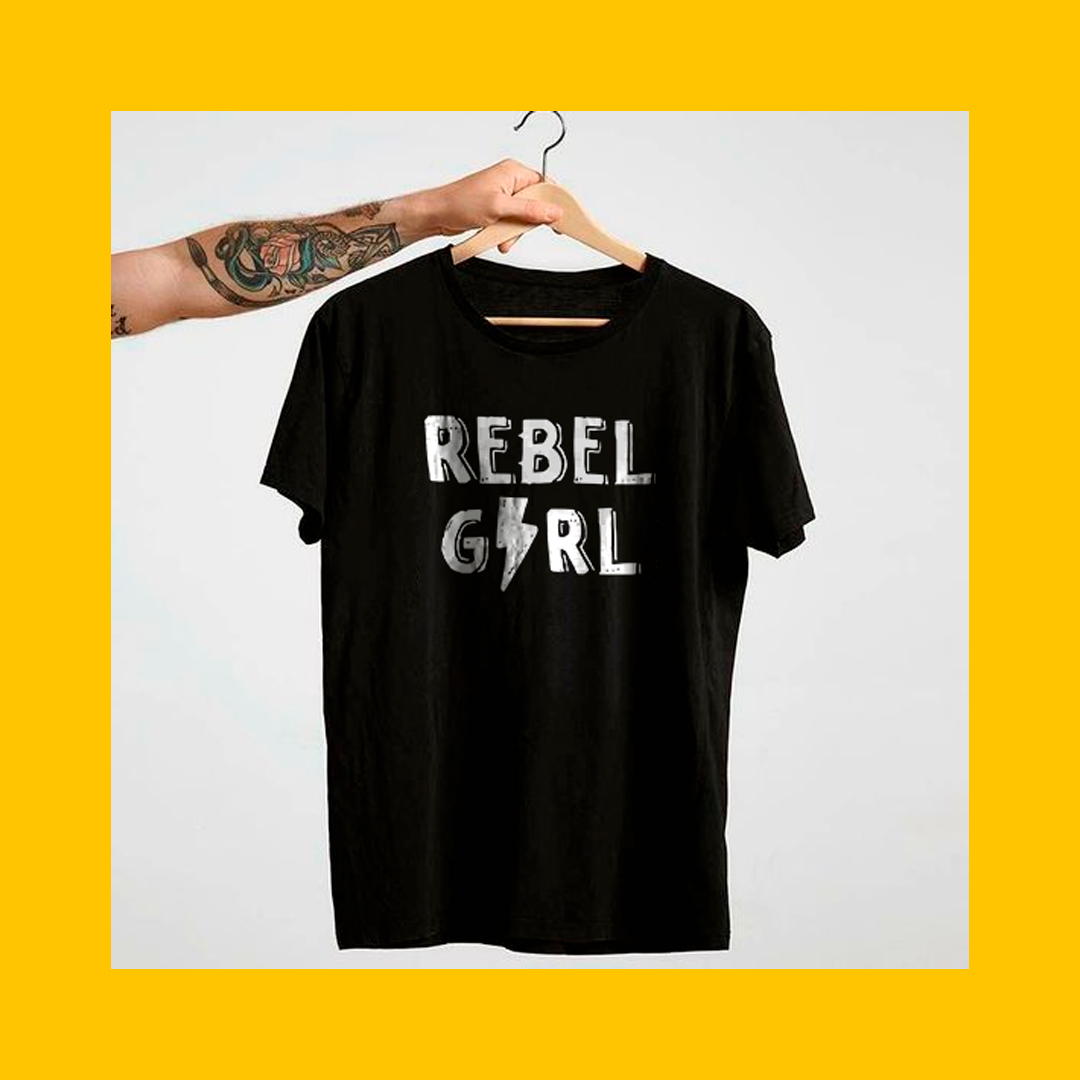 Camiseta Feminista Rebel Girl