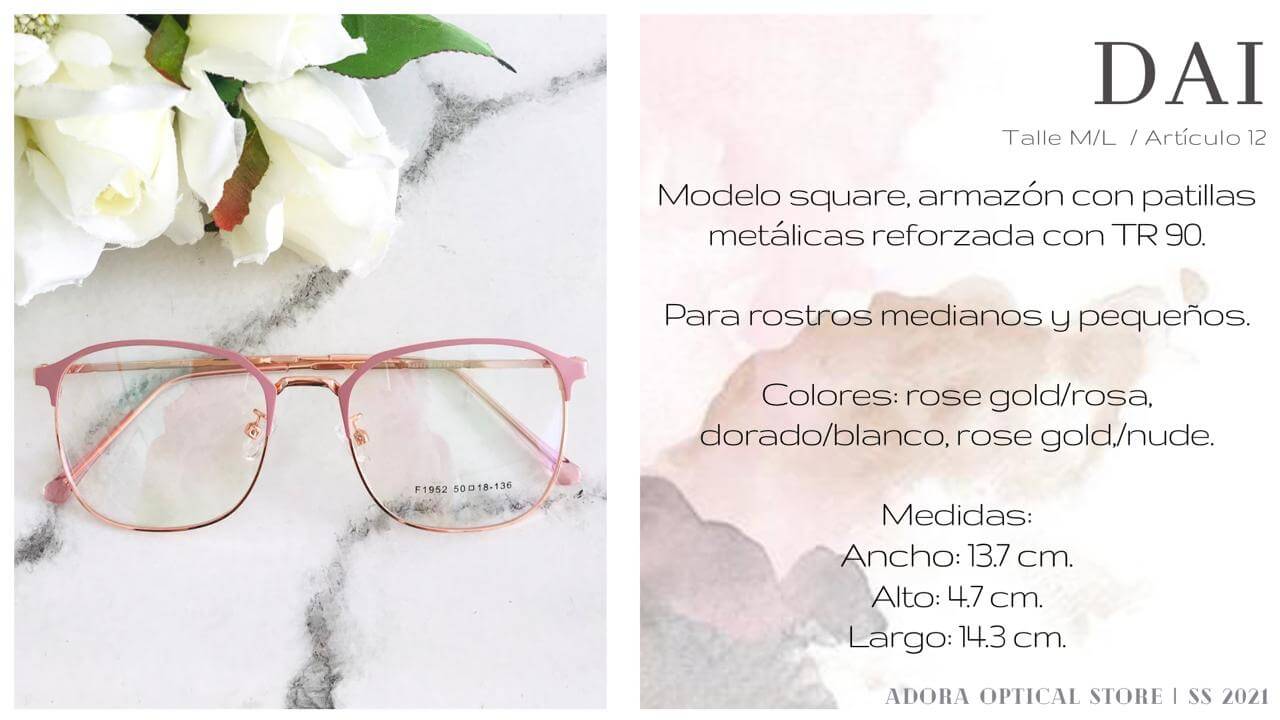 Armazones de Metal para graduaciones y anteojos recetados