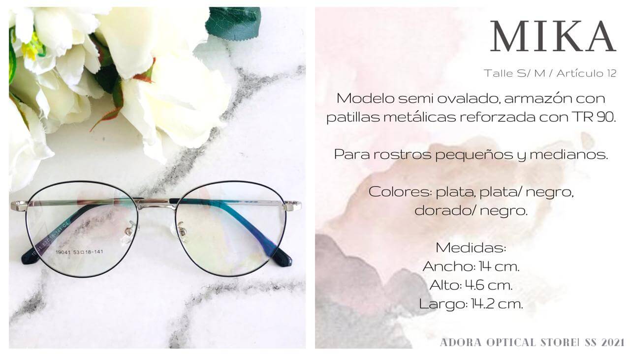 armazones de metal para graduaciones y anteojos recetados