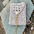 Bolso porta celular tejido a Crochet