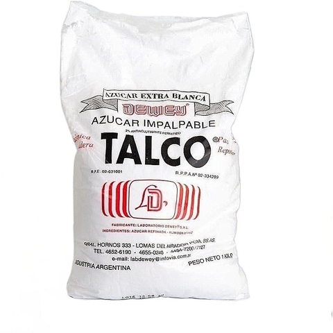 Azúcar impalpable Talco marca Dewey