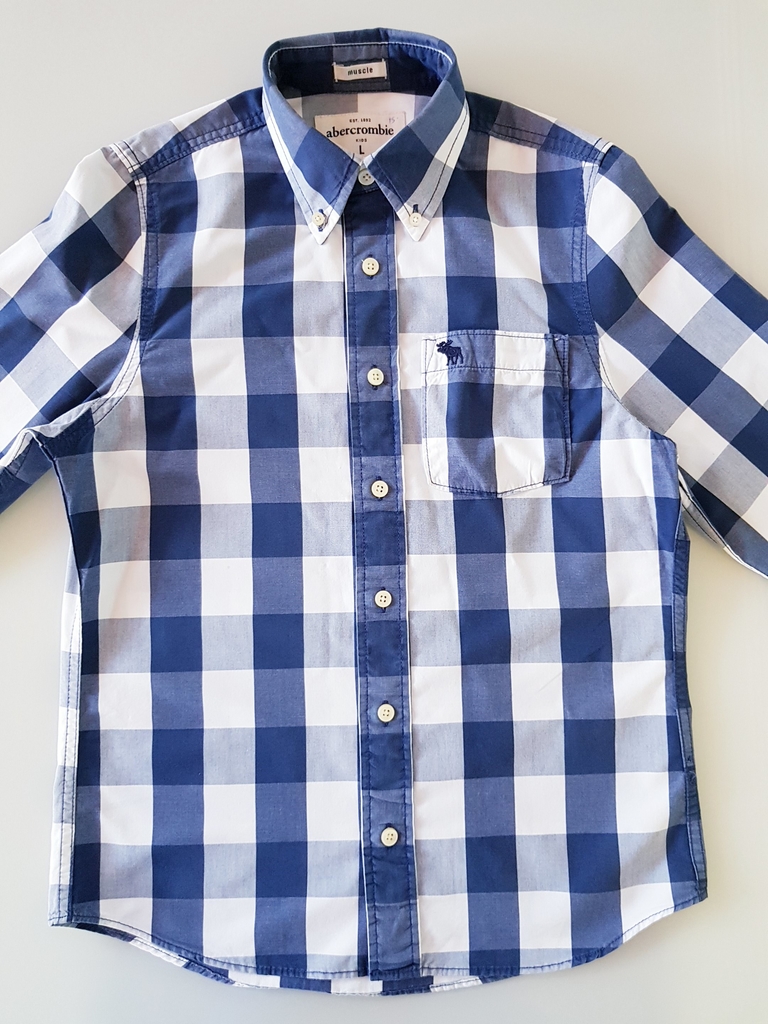 Camisa xadrez abercrombie Clearance