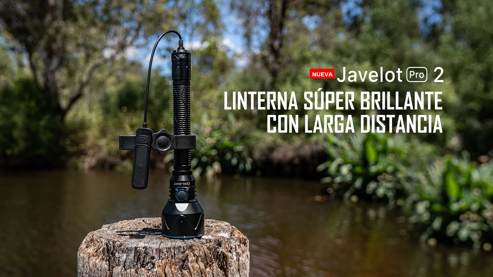 Linterna Olight Javelot Pro 2 con kit de caza recargable