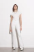 PANTALON OXFORD BUTTON WHITE - Lajabru