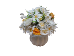 Arranjo com flores artificias margaridas e mini rosas - comprar online