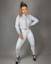Moletom Cropped Cinza