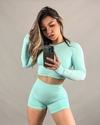 Short sem costura- Verde Água