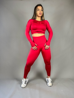 Legging sem costura- Vermelho - comprar online