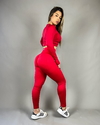 Legging sem costura- Vermelho