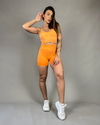 Short sem costura- Laranja